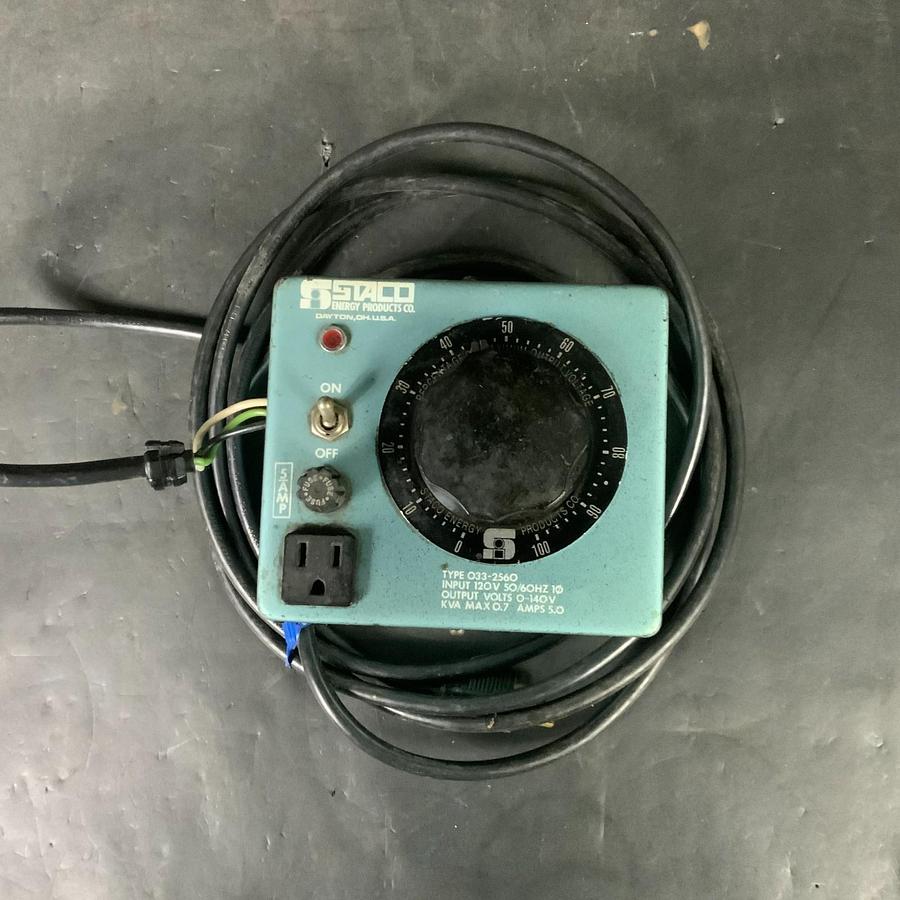 Used STACO O33-2560 VARIABLE TRANSFORMER ($200 OBO)