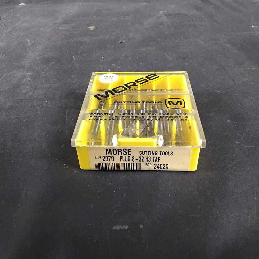 Used MORSE PLUG 8-32 H3 TAP - SET OF 9 ($45 OBO)