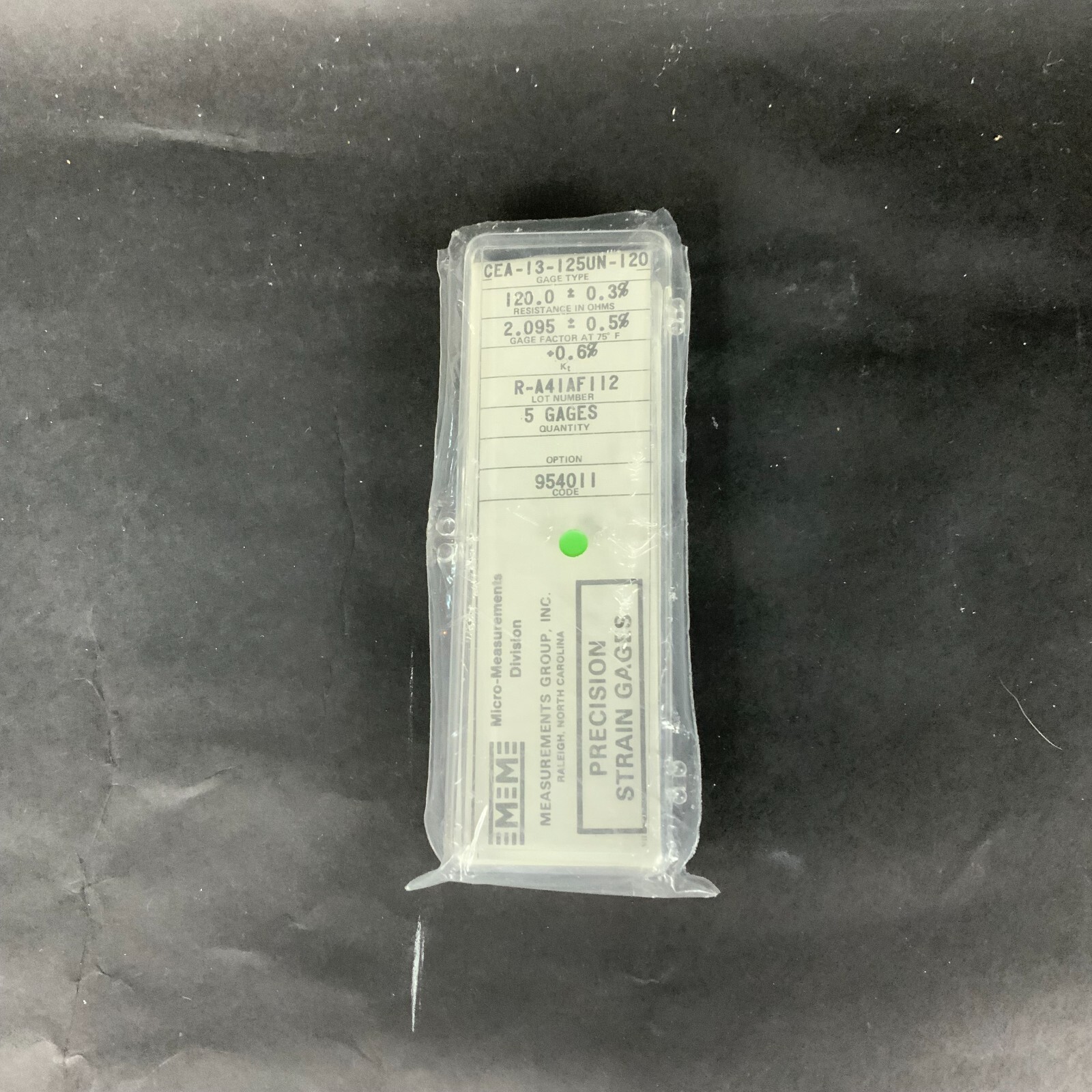 Used MICRO-MEASUREMENTS CEA-13-125UN-120 PRECISION STRAIN GAUGE - 1 UNIT ($5 OBO)
