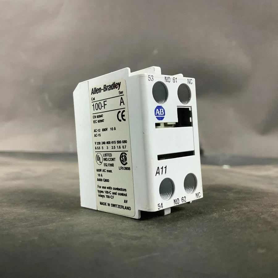 Used ALLEN BRADLEY 100-F SERIES A AUX. CONTACT BLOCK ($12 OBO)