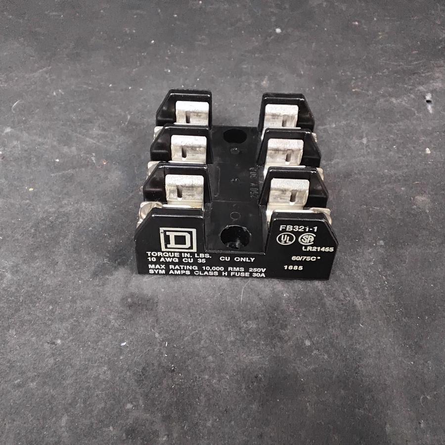 Used SQUARE D FB321-1 FUSE HOLDER
