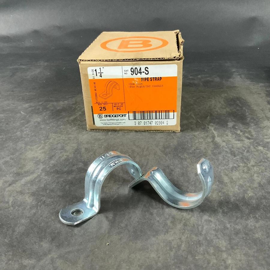 BRIDGEPORT 1-1/4” 904-S PIPE STRAP - SET OF 25 ($40 OBO)