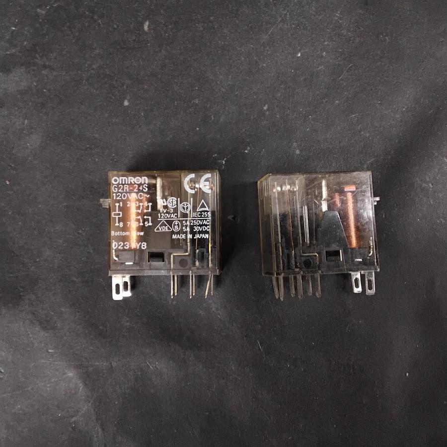 Used OMRON G2R-2-S RELAYS - GROUP OF 2 ($11 OBO)
