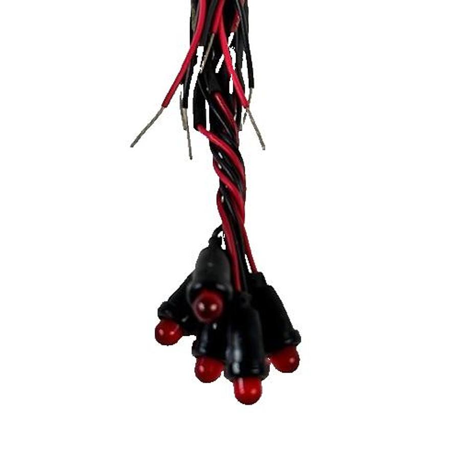 Used DIALIGHT 559-2101-007F RED LED INDICATORS 5PCS