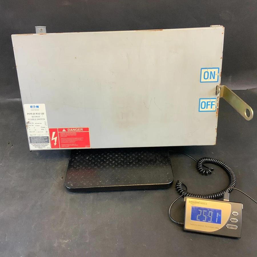 Used EATON POW-R-WAY III BPC3001G05 P3F362R BUSWAY FUSIBLE SWITCH ($600 OBO)