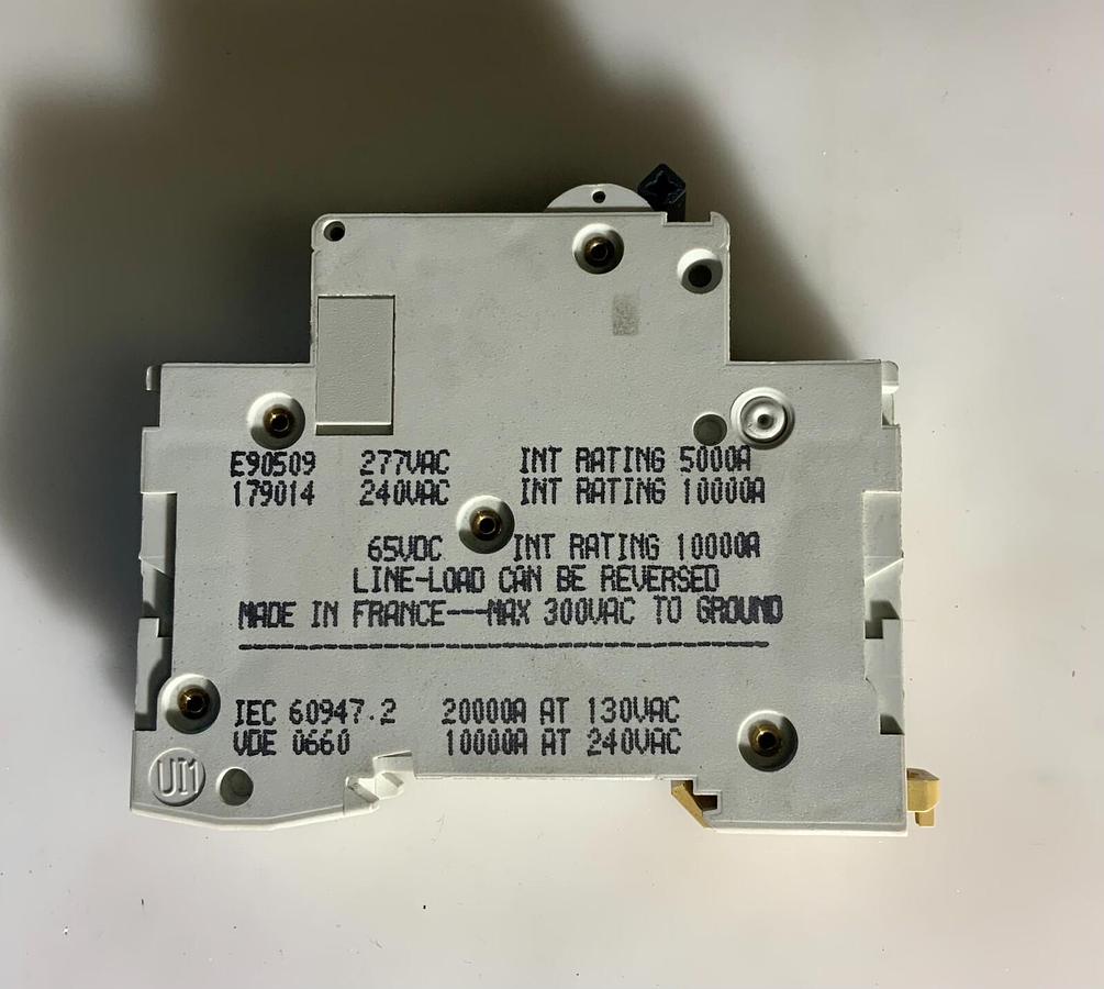 Used MERLIN GERIN MULTI9 C60N 3A-type B 277V ($49.90 OBO)