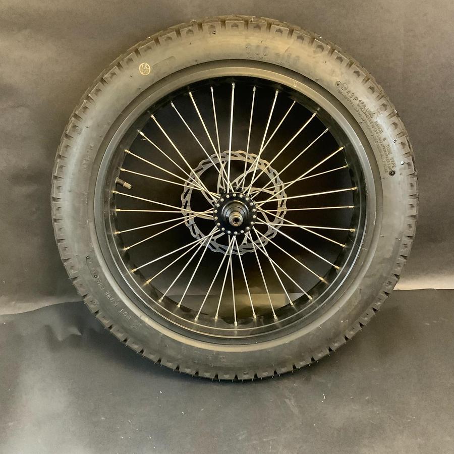 Used KENDA K-272 E-16-402 3.00-16 FULL FRONT WHEEL WITH ROTOR FOR E-BIKE ($60 OBO)