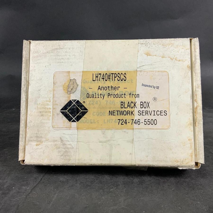 Used BLACK BOX CORP LH740#TPSCS MODULAR MEDIA COVERTER