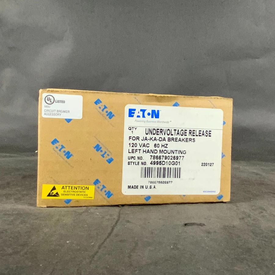 EATON UNDER-VOLTAGE RELEASE 4995D10G01 ($220 OBO)