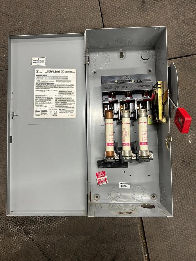 Used GE Safety Switch TH3362 $200