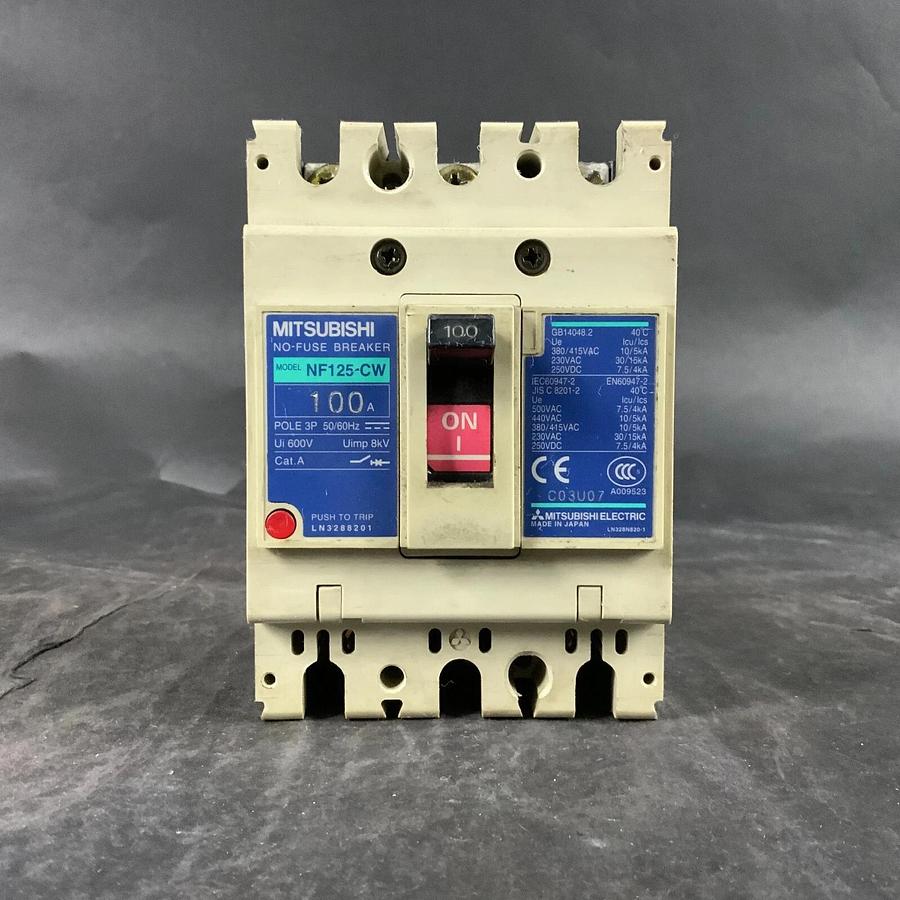 Used MITSUBISHI NF125-CW-100A CIRCUIT BREAKER ($100 OBO)