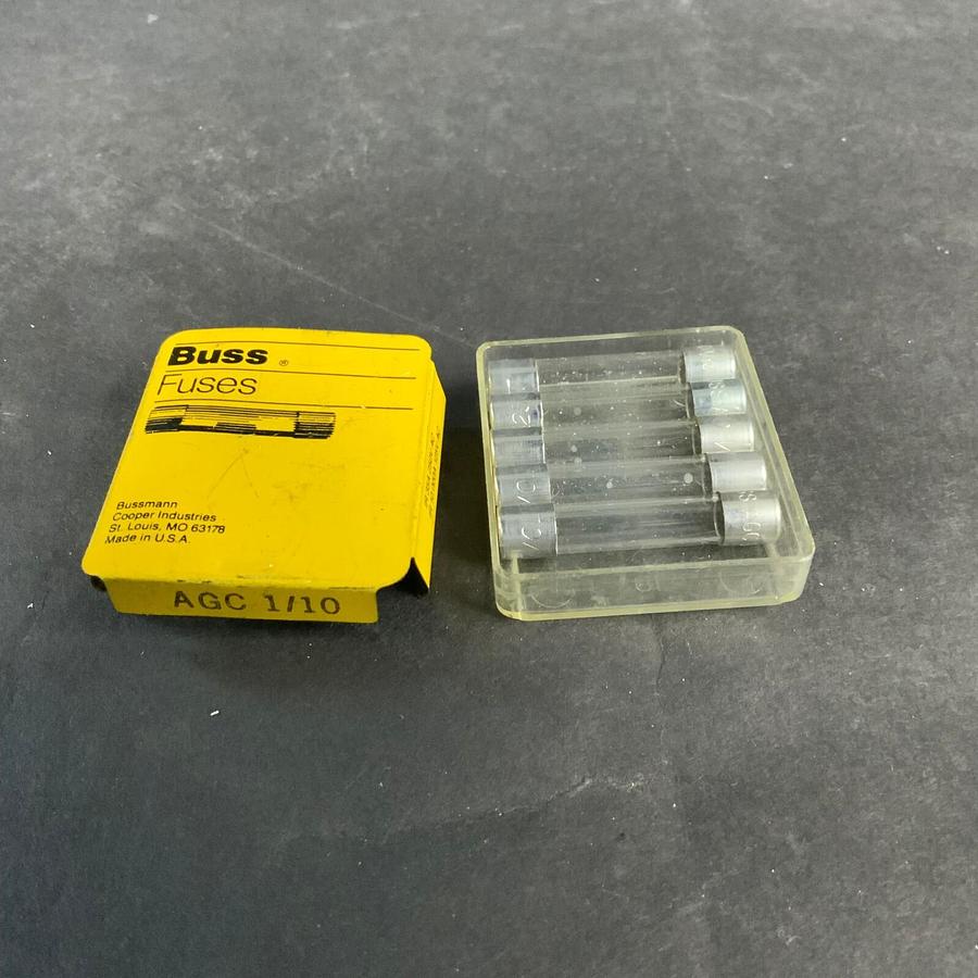 BUSSMANN AGC- 1/10 FUSE - SET OF 5 ($6.50 OBO)