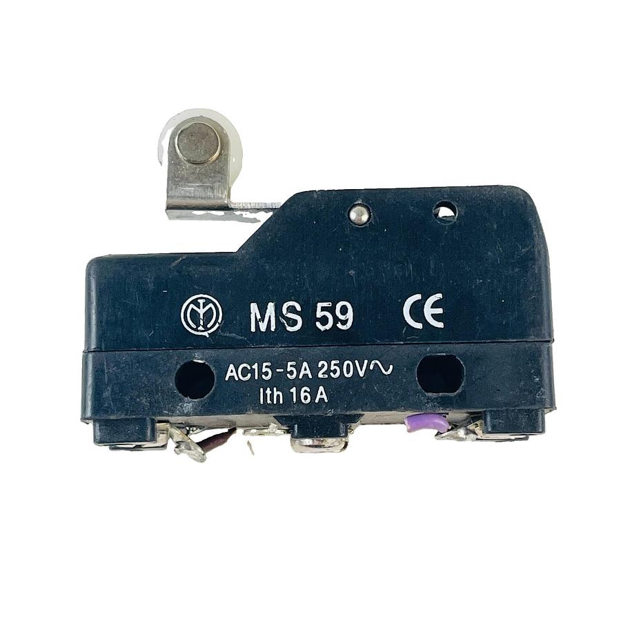 Used PIZZATO ELETTRICA MS 59 ROLLER LEVER MICROSWITCH 5A 250V AC15 ITH 16A SPDT