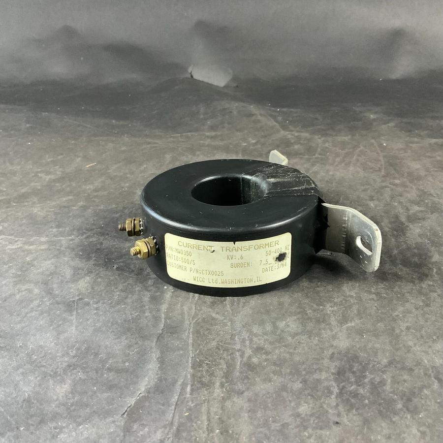 Used WICC MW0350 CURRENT TRANSFORMER ($20 OBO)