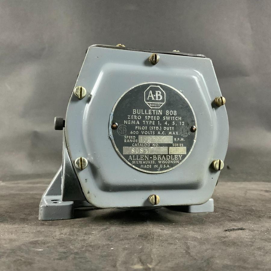 Used ALLEN BRADLEY 808-F1 SPEED SWITCH ($700 OBO)