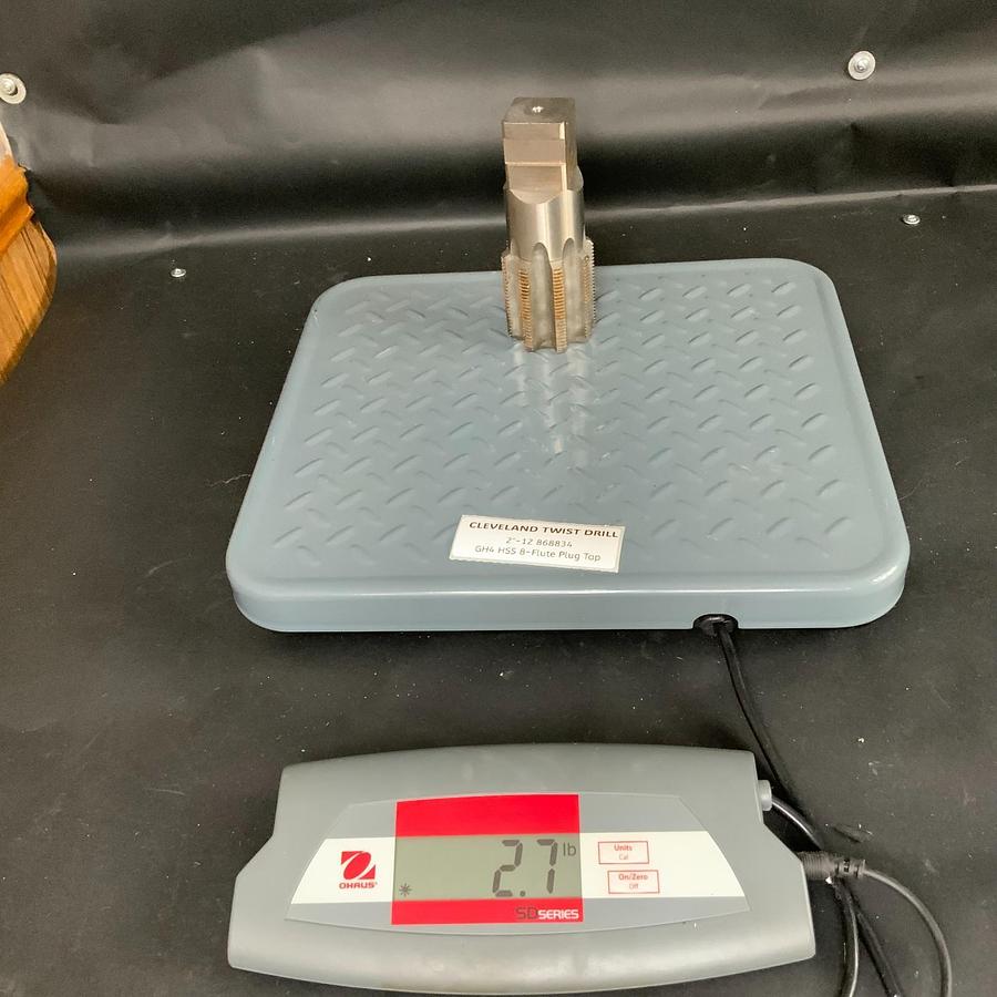 Used CLEVELAND TWIST DRILL 2”-12 868834 GH4 HSS 8-FLUTE PLUG TAP ($135 OBO)