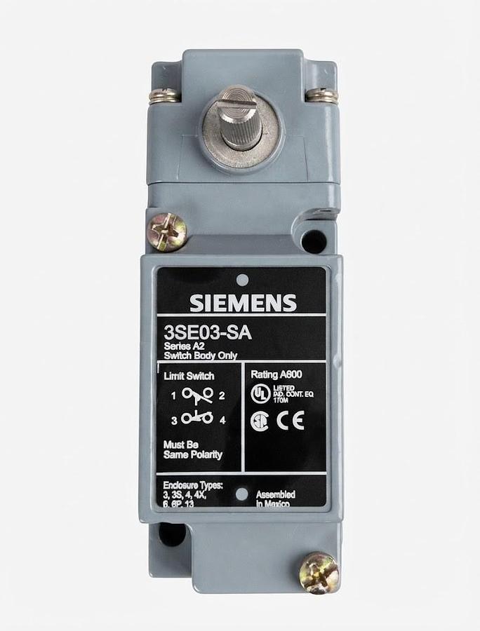 Used SIEMENS 3SE03-SA LIMIT SWITCH BODY ONLY SERIES A2 A600 MACHINE CONTROL