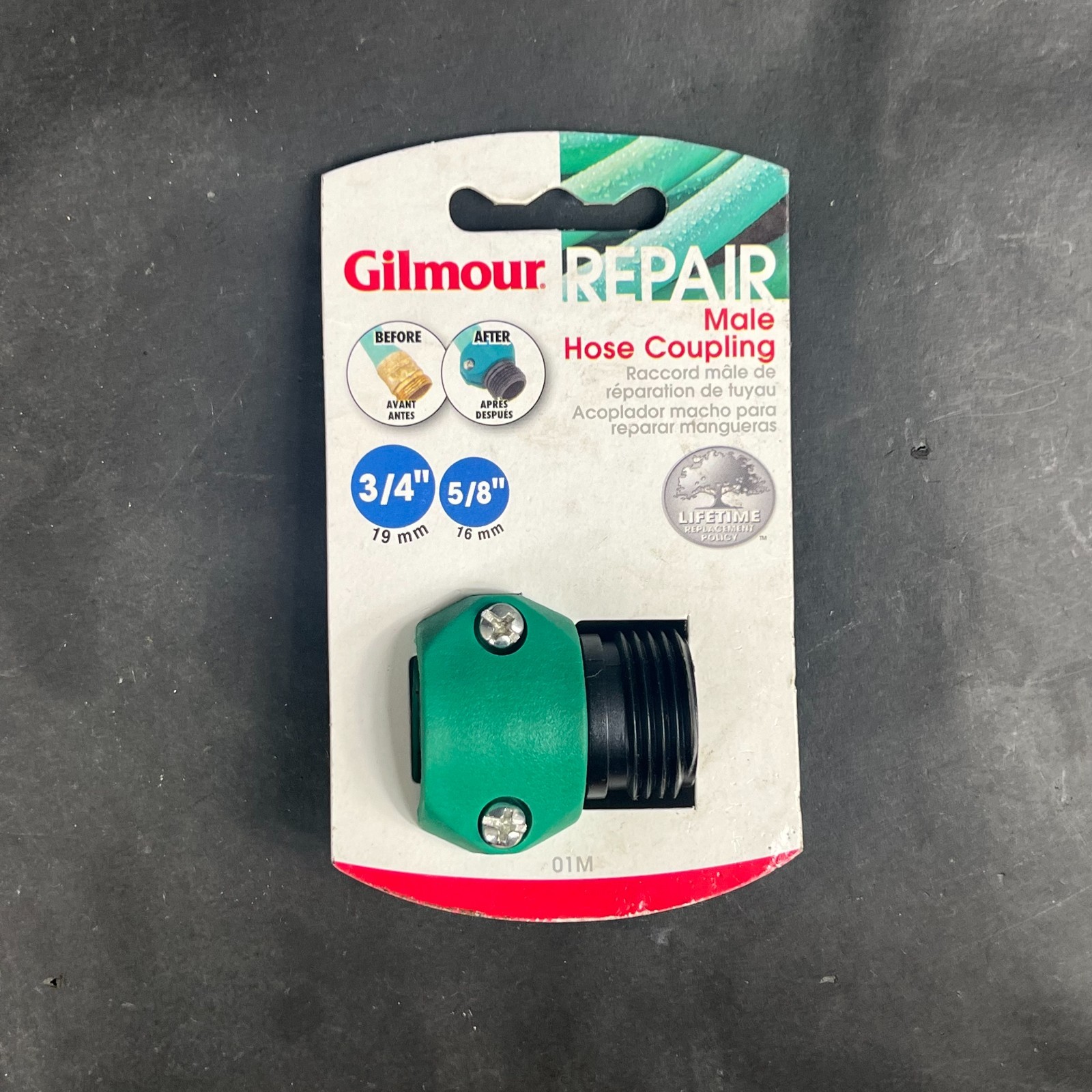 Used GILMOUR 01M MALE HOUSE COUPLING ($4 OBO)