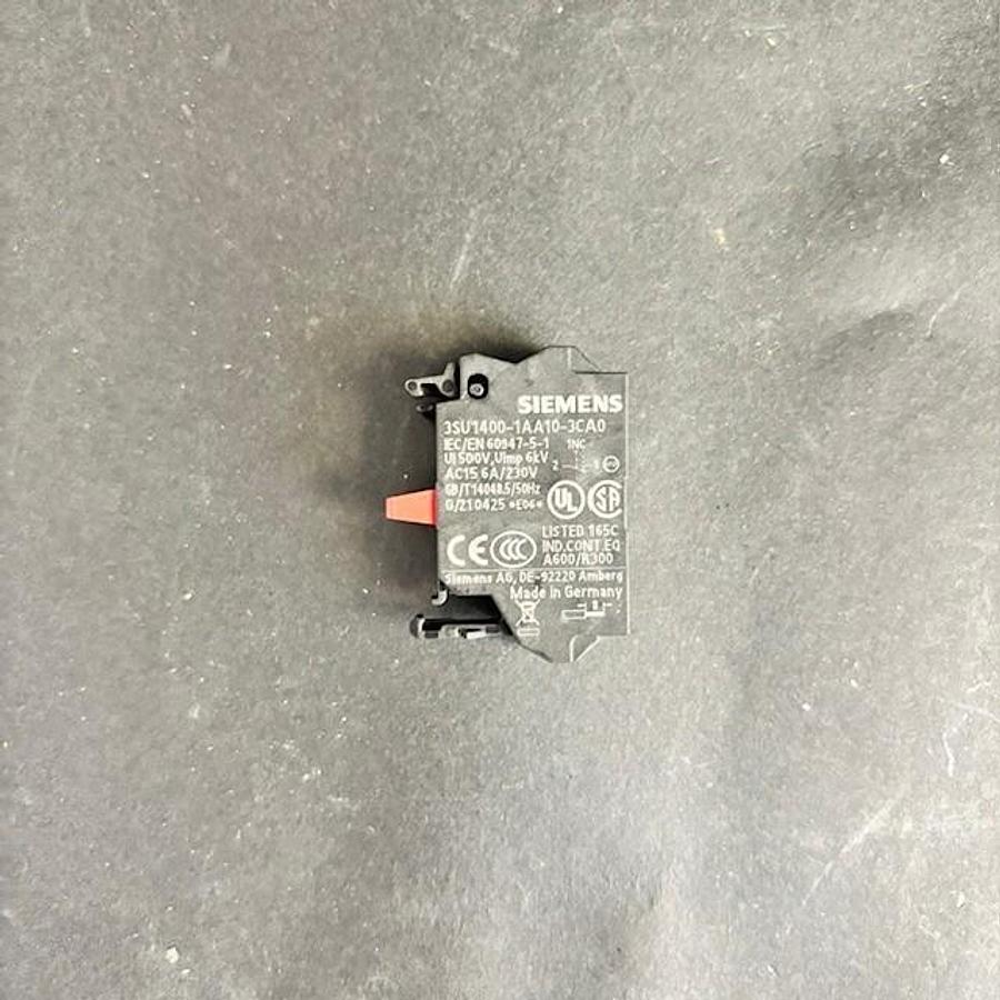 Used SIEMENS 3SU1400-1AA10-3CA0 CONTACT MODULE