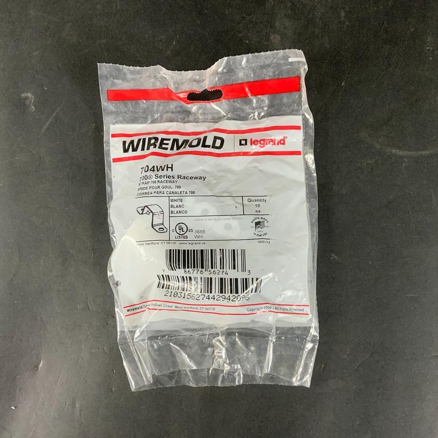 WIREMOLD 704WH RACEWAY STRAP WHITE ($7 OBO)