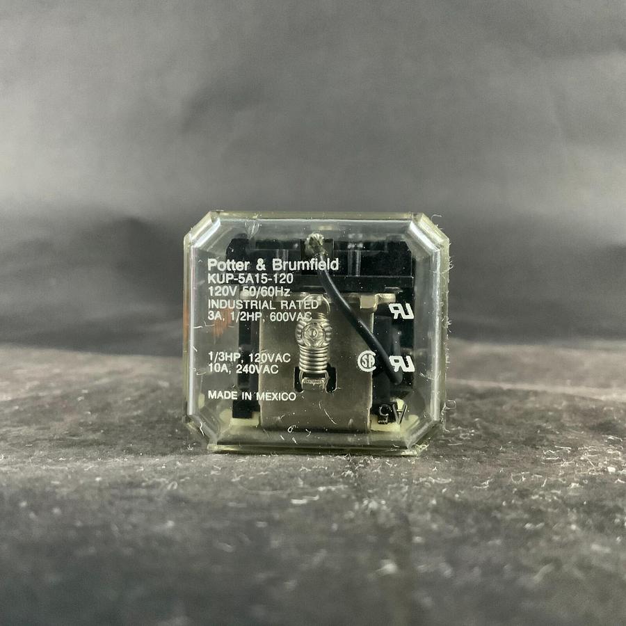 Used POTTER & BRUMFIELD KUP-5A15-120 RELAY ($15 OBO)