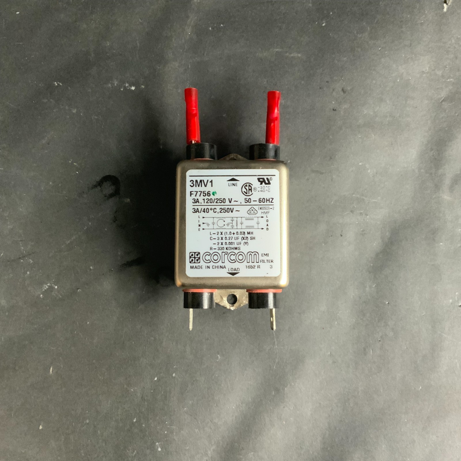 Used CORCOM 3MV1 POWER LINE FILTER ($19 OBO)
