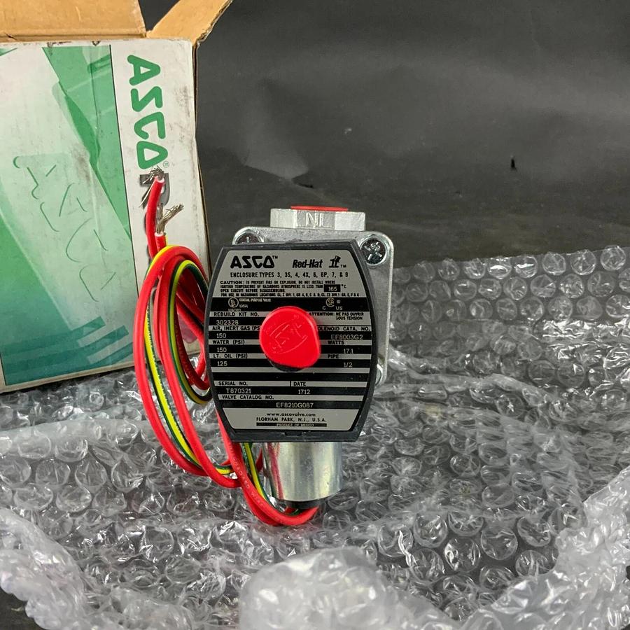 ASCO EF8210G087 1/2” SOLENOID VALVE ($325 OBO)