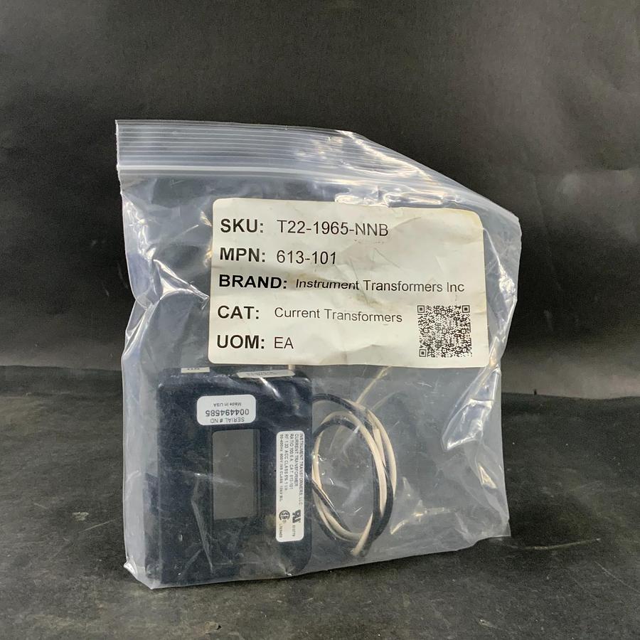 INSTRUMENT TRANSFORMERS 613-101 CURRENT TRANSFORMER ($80 OBO)