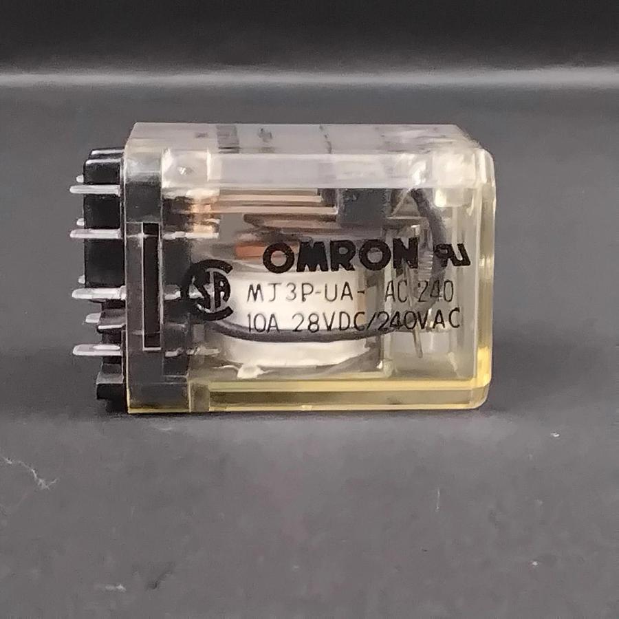 Used OMRON MJ3P-UA-AC240 RELAY ($24 OBO)