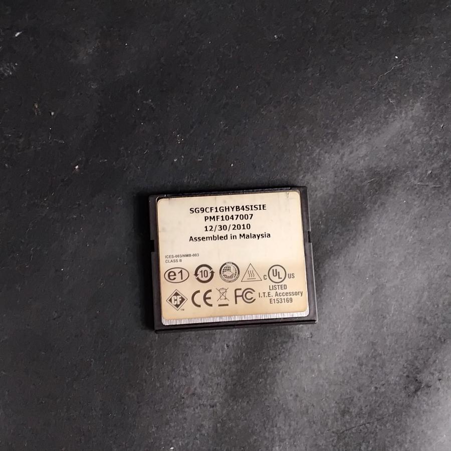 Used SIEMENS 6SL3054-0CG01-1AA0 COMPACT FLASH CARD ($175 OBO)