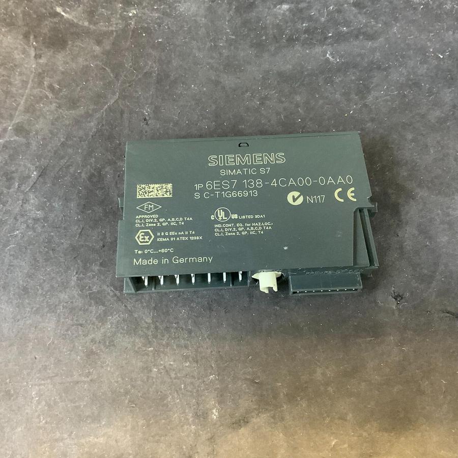 Used SIEMENS 6ES7 138-4CA00-0AA0 OUTPUT MODULE ($10 OBO)