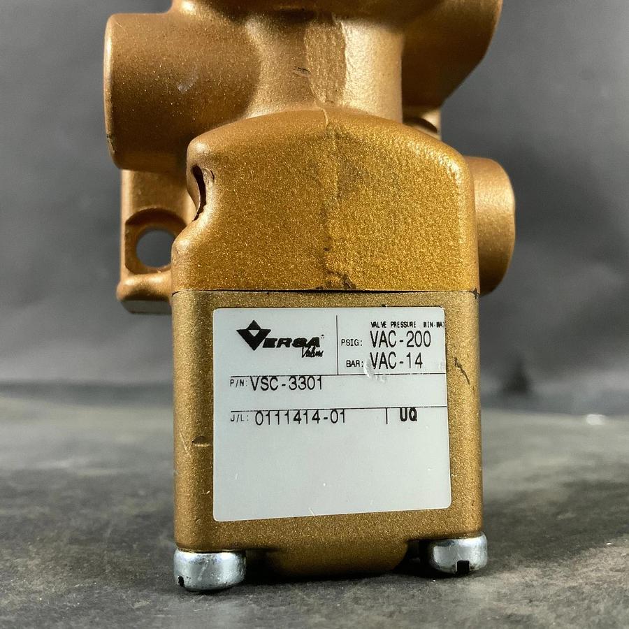 Used VERSA VALVES VSC-3301 3-WAY VALVE ($80 OBO)