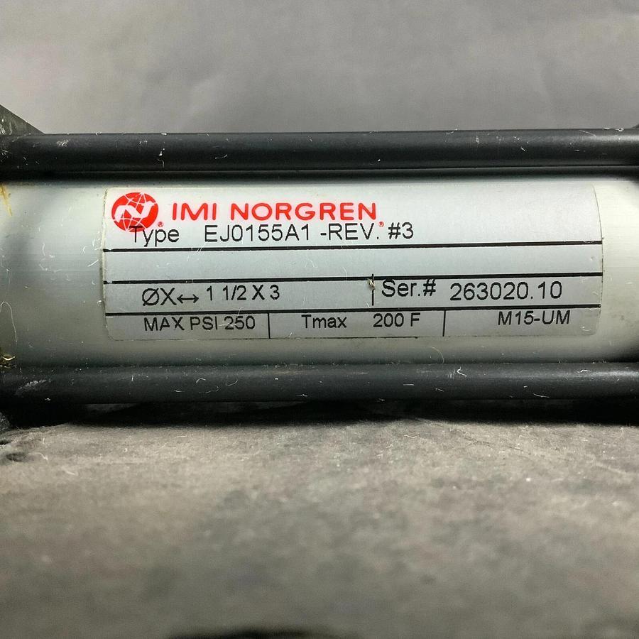 Used NORGEN EJ0155A1 PNEUMATIC CYLINDER ($85 OBO)