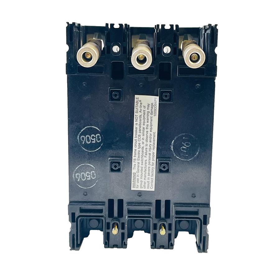 Used GENERAL ELECTRIC FBN36TE020RV RECORD PLUS FB100 CIRCUIT BREAKER 20A 3P 480V 65KA