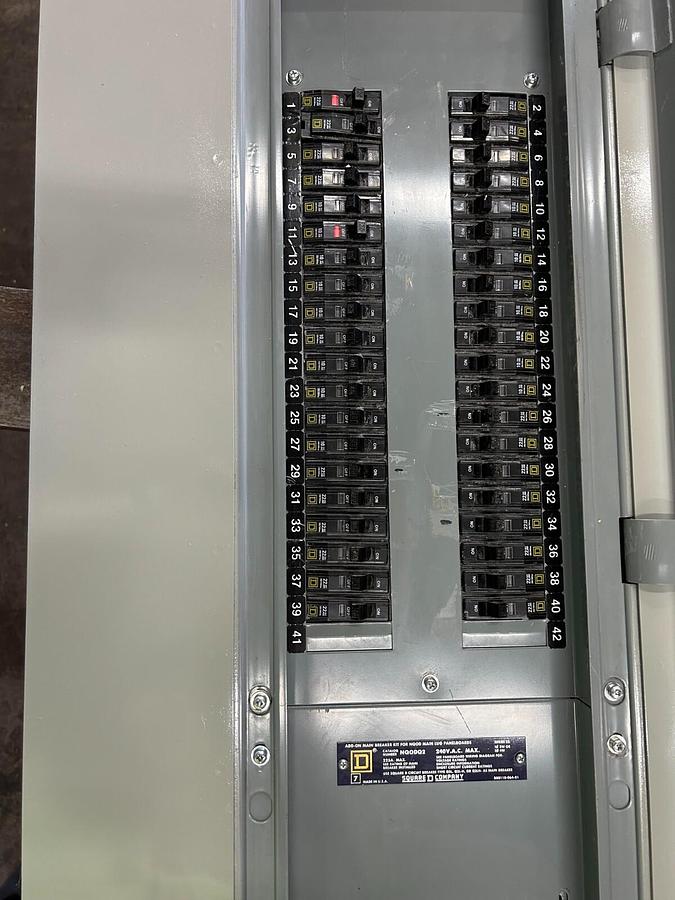 Used Square D NQODQ2 Panelboard 240V 225A ($749.99 OBO!!!)