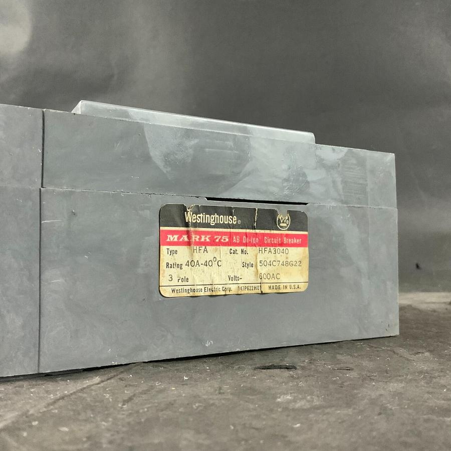Used WESTINGHOUSE HFA3040 CIRCUIT BREAKER ($45 OBO)