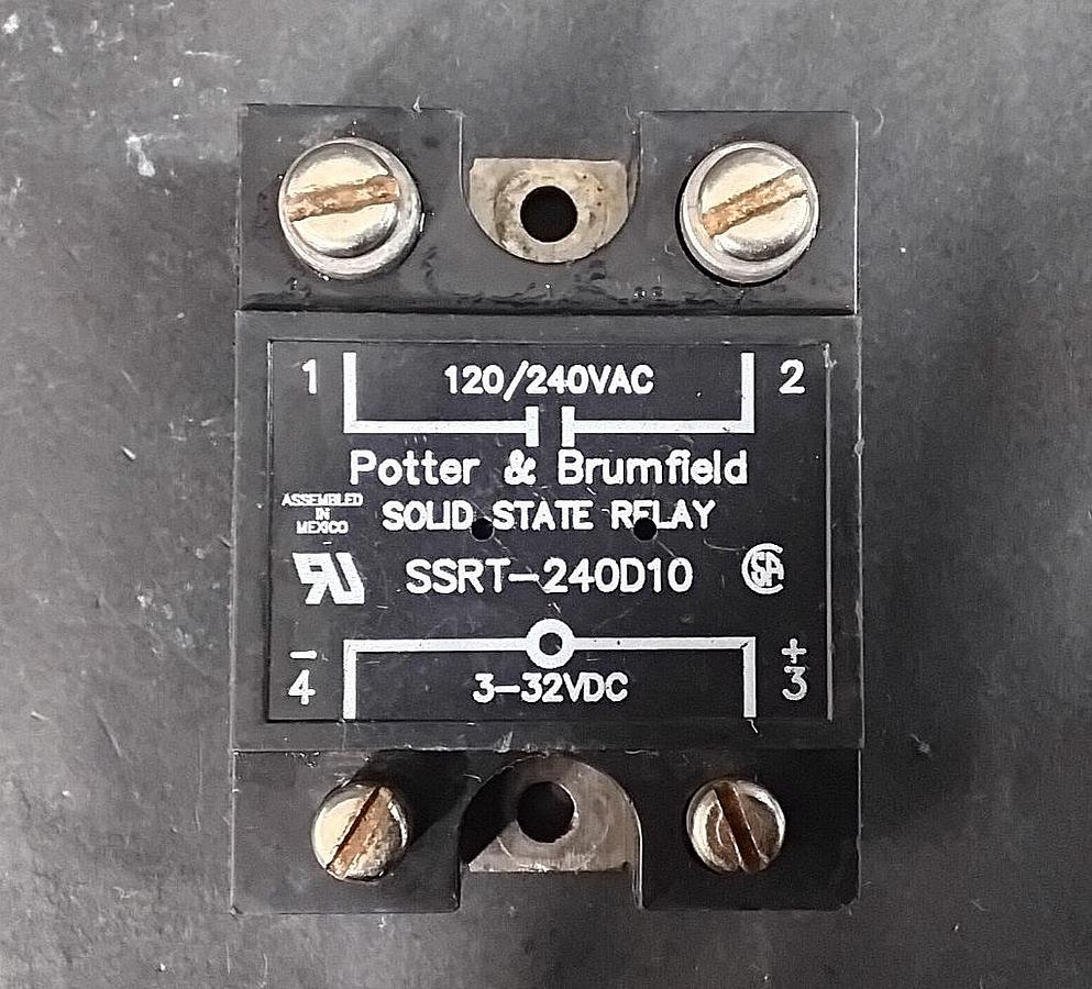 Used POTTER & BRUMFIELD SSRT-24OD10 SOLID STATE RELAY ($ 14 OBO)