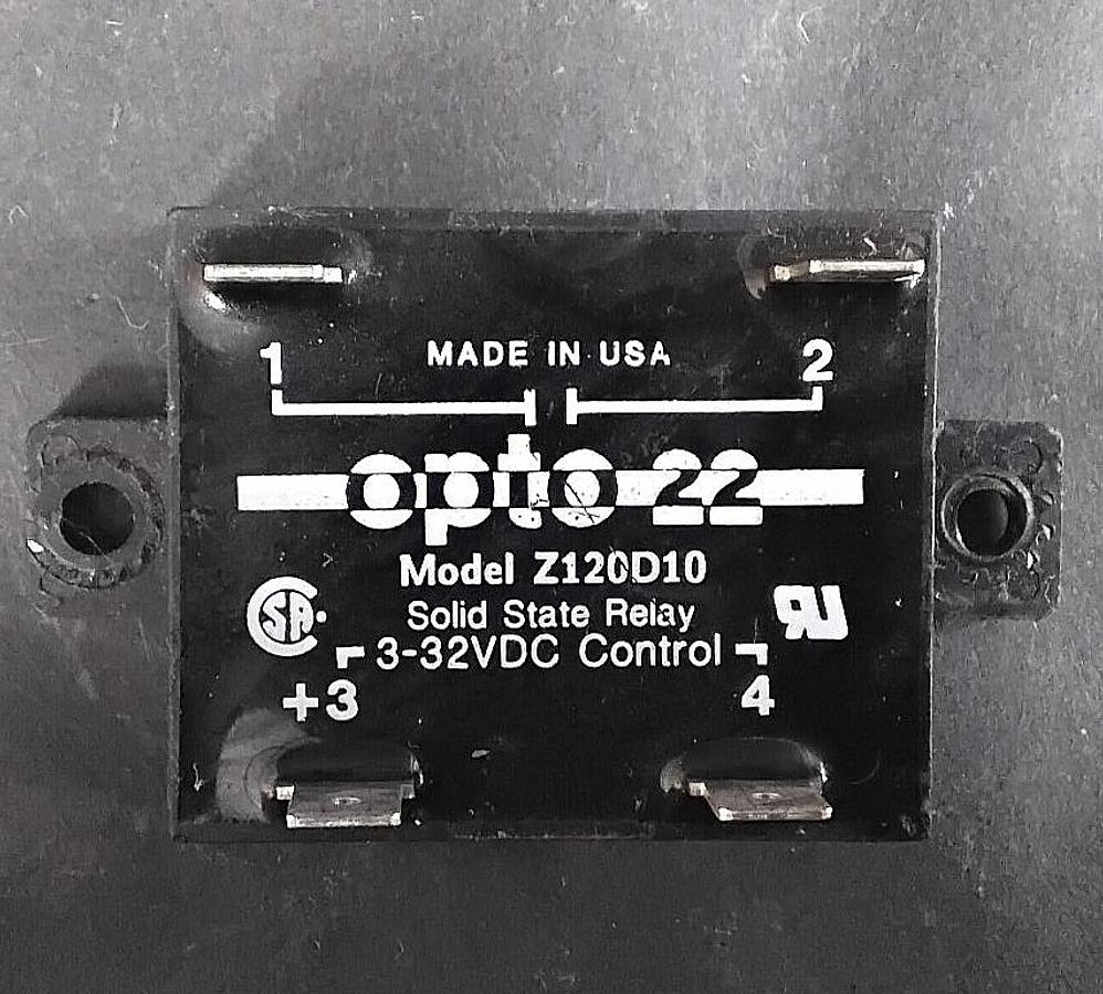 Used OPTO22 Z120D10 SOLID STATE RELAY ($7 OBO)