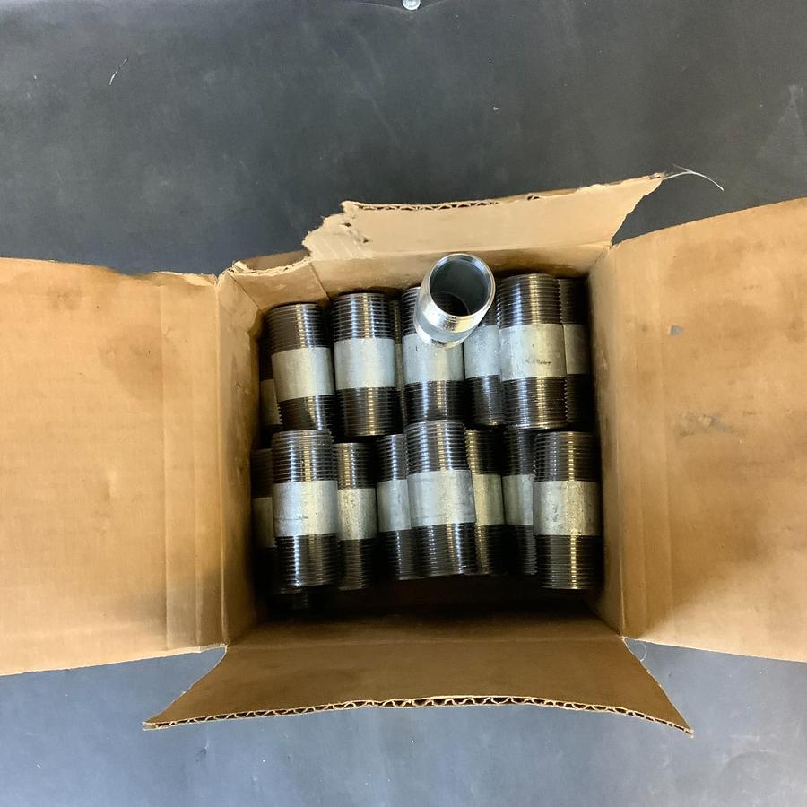 Used PICOMA WHEATLAND 5604 1X3 RIGID STEEL CONDUIT NIPPLE - BOX OF 25 ($45 OBO)