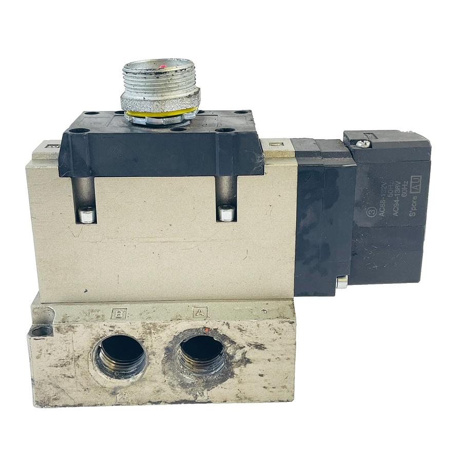Used SMC VFS4310-3E-04N SOLENOID VALVE PNEUMATIC INDUSTRIAL CONTROL REFURBISHED