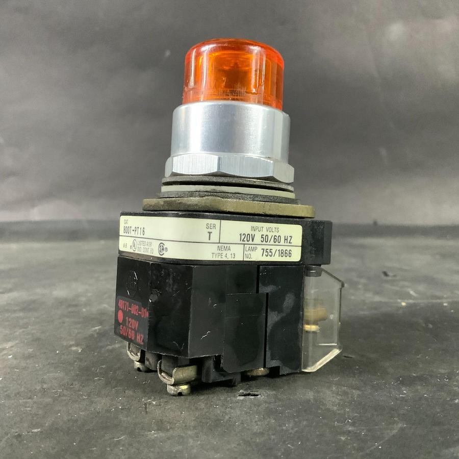 Used ALLEN BRADLEY 800T-PT16 AMBER PUSHBUTTON ($30 OBO)