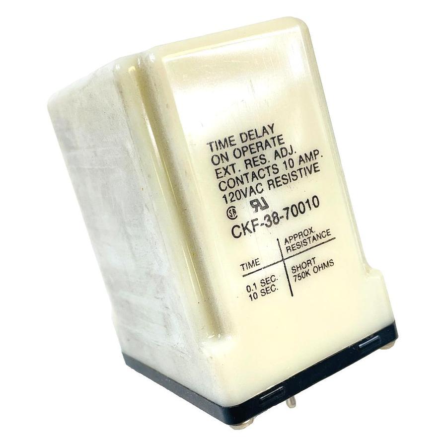 Used POTTER & BRUMFIELD CKF-38-70010 TIME DELAY RELAY SELLER REFURBISHED