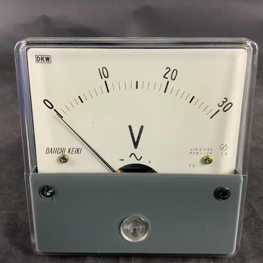 Used DAIICHI JIS-C-1102 PANEL MOTOR 0-30 ($35 OBO)