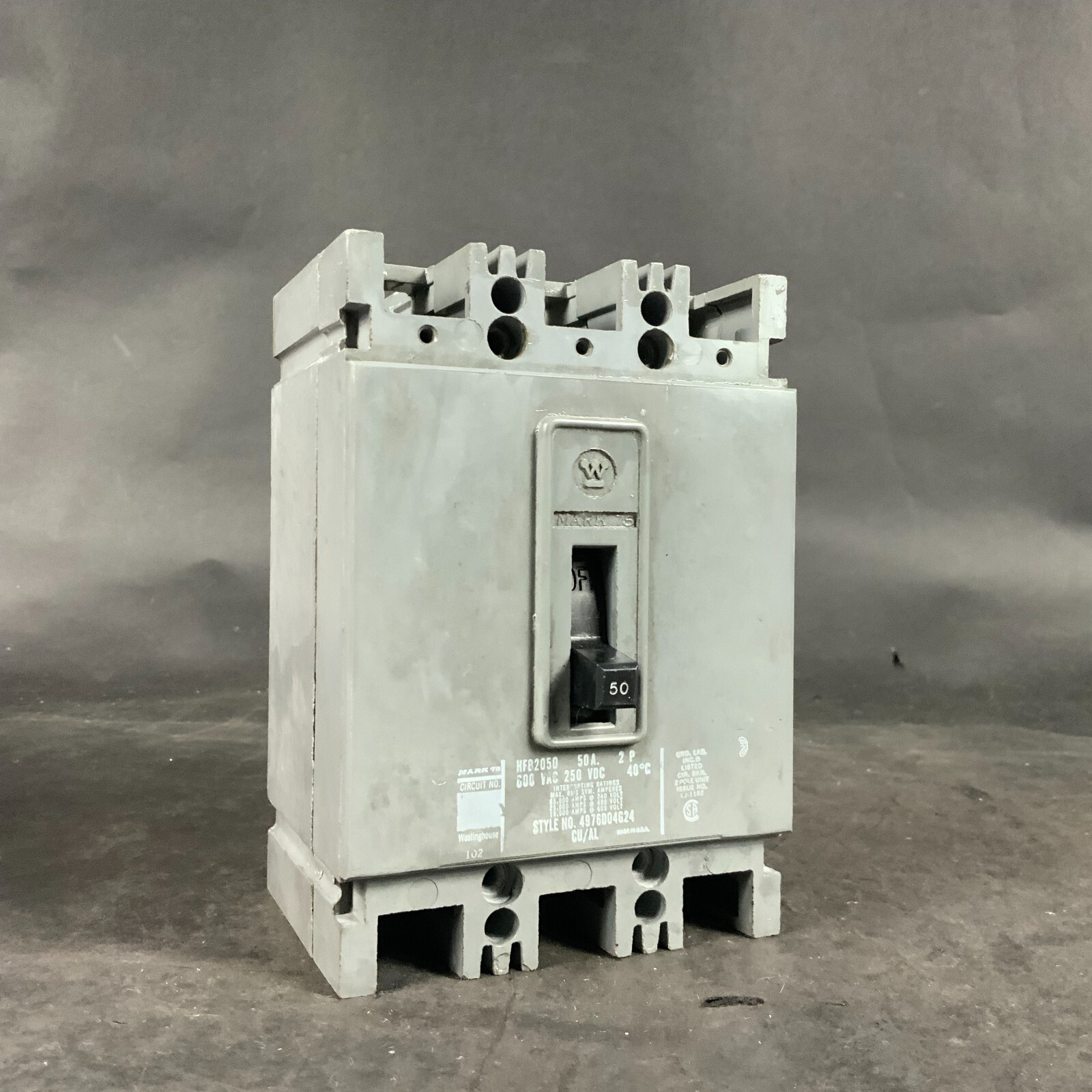 Used WESTINGHOUSE HFB2050 CIRCUIT BREAKER ($70 OBO)