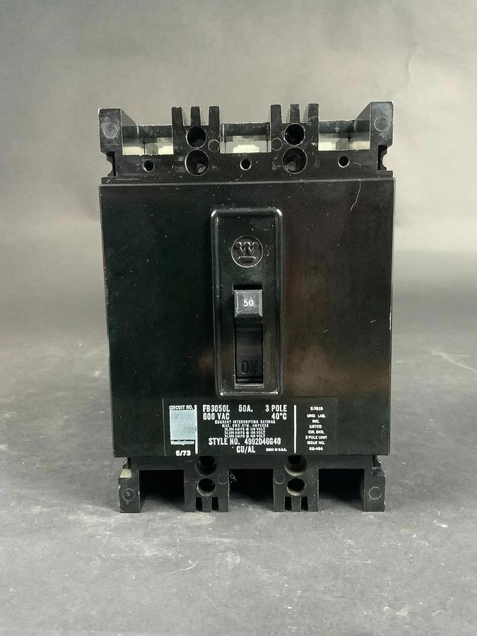 Used WESTINGHOUSE FB3050L CIRCUIT BREAKER ($22.99 OBO)