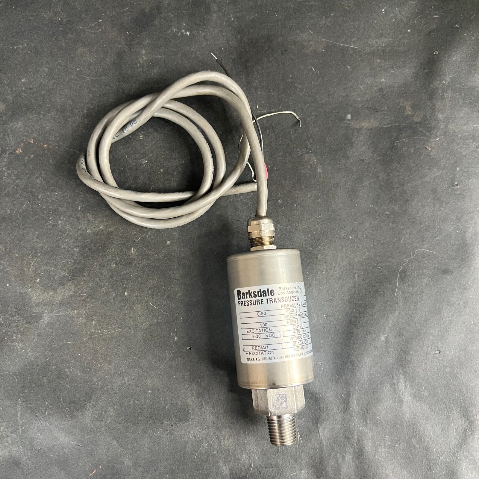 Used BARSKDALE 425H3-03 PRESSURE TRANSDUCER ($120 OBO)
