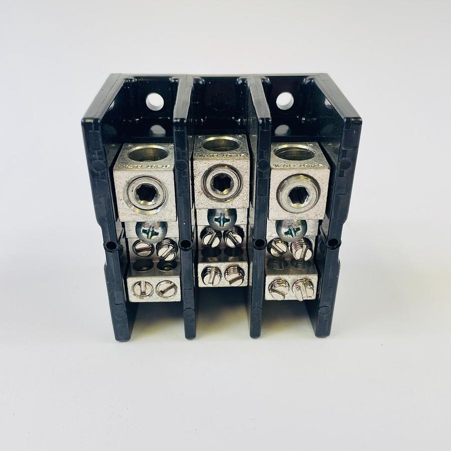 Used SQUARE D 9080 LBA362104 SERIES C POWER DISTRIBUTION BLOCK INDUSTRIAL CONTROL