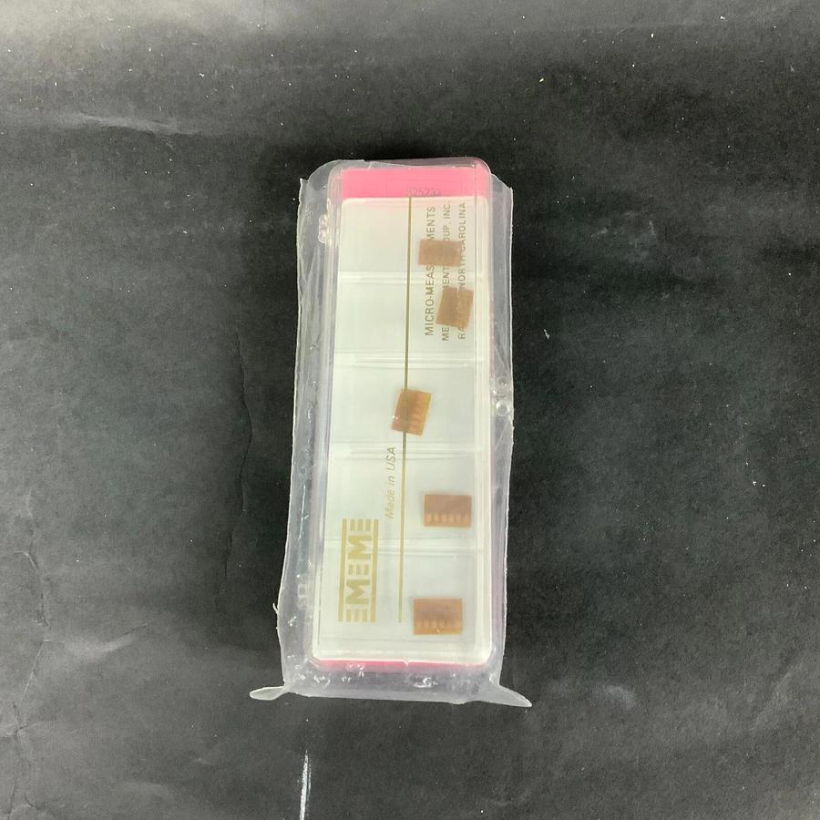 MICRO-MEASUREMENTS CEA-06-062UR-120 PRECISION STRAIN GAUGE - BOX OF 5 ($25 OBO)