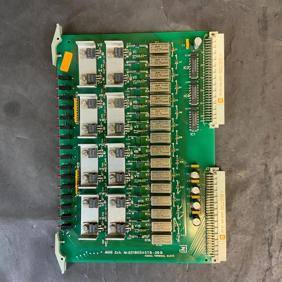 Used AGIE 621802.8 STB-06B SIGNAL TERMINAL BLOCK ($50 OBO)