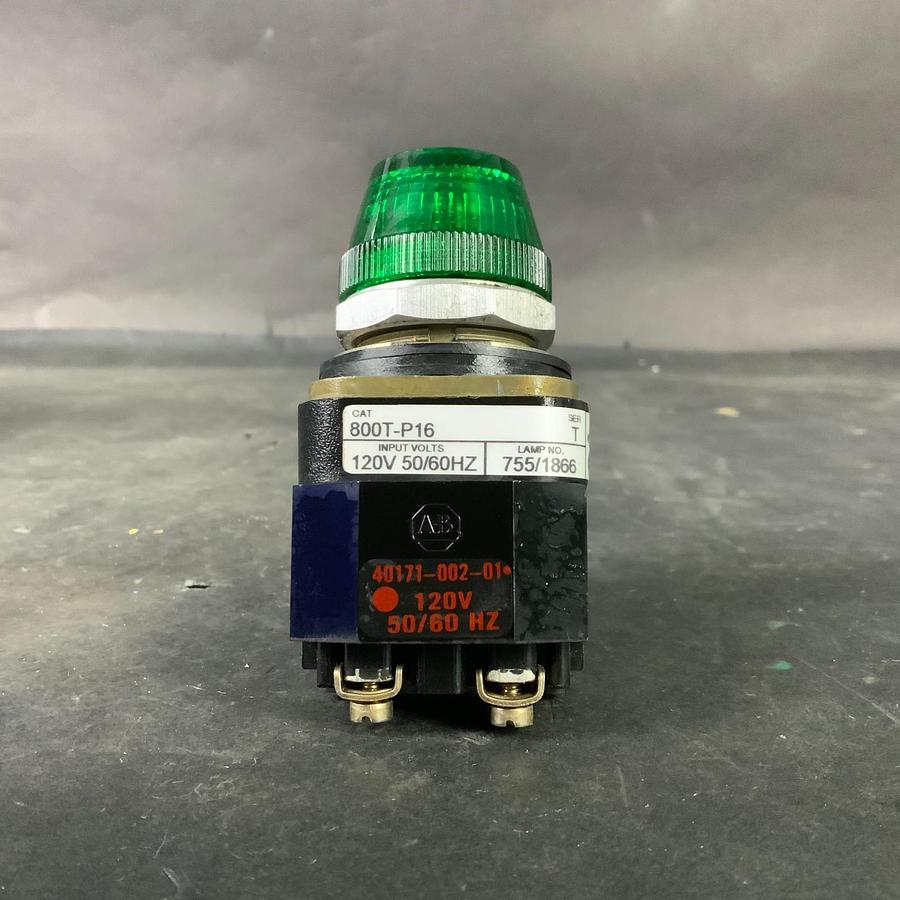 Used ALLEN BRADLEY 800T-P16 SER T GREEN INDICATOR LIGHT ($15 OBO)